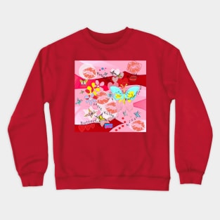 Butterflies and Kisses Crewneck Sweatshirt